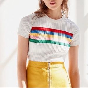 Urban Outfitters Lizzie Cropped Sweater Tee